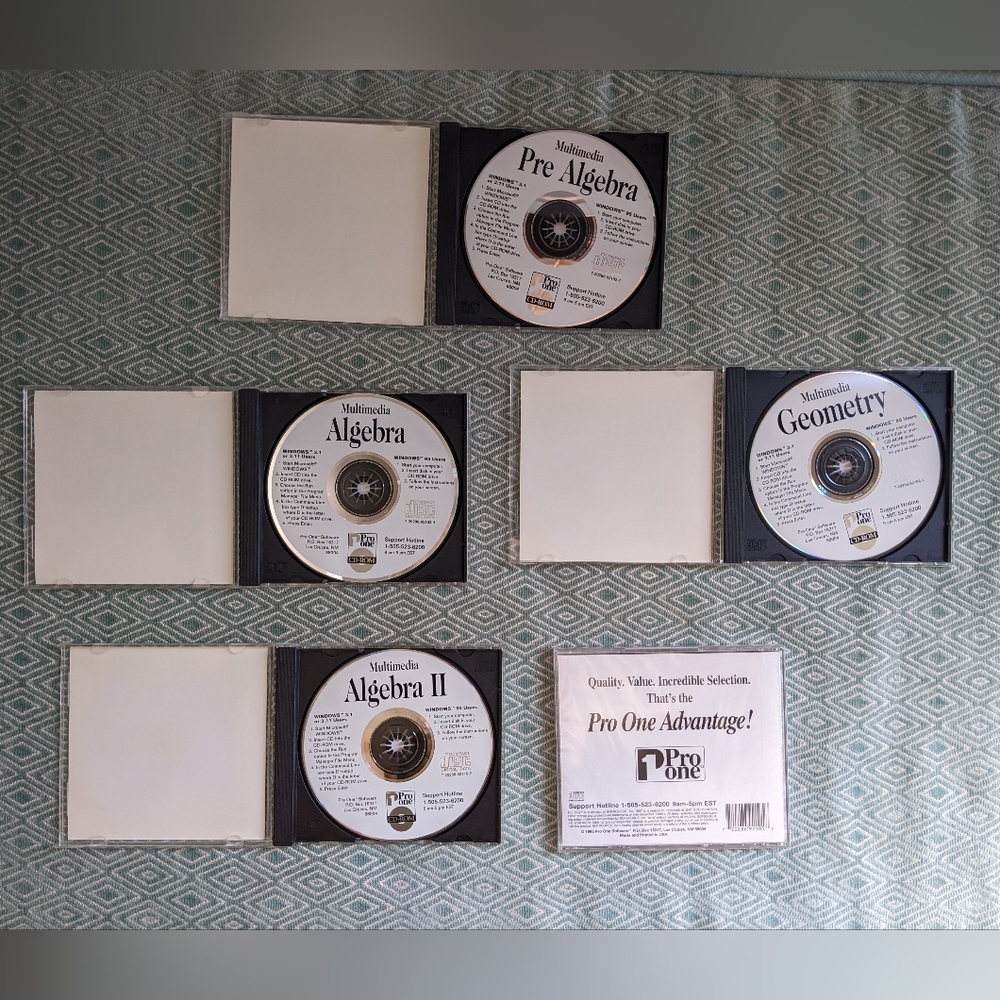 Set of 5 Mathematic Computer Software Learning CDs - Picture 3 of 8